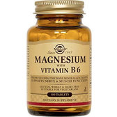 Solgar Magnesium with Vitamin B6 100 Tablets