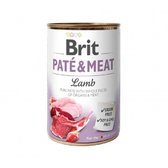 Вологий корм для собак Brit Paté and Meat Dog з ягнятком 400 г (8595602557431)