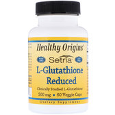 Healthy Origins L-Glutatione Setria 500 mg 60 caps L-глутатіон