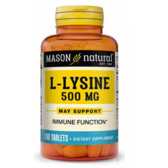 Mason Natural L-Lysin L-лізин 500 мг 100 таблеток