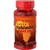 Piping Rock Super Yohimbe Max 2200 90 Capsules Йохимбе 2200, висока концентрація, максимальний обсяг