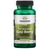 Swanson Goji Berry 500 mg Ягоди годжі 60 капсул