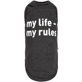 Борцовка Pet Fashion чорна my life - my rules S (4823082414413)