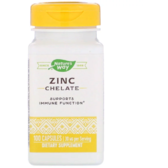 Nature's Way, Zinc Chelate, 30 mg, 100 Capsules (NWY-41091)