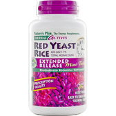 Nature's Plus Herbal Actives Red Yeast Rice 600 mg 120 Mini-Tabs Червоний дріжджовий рис