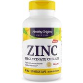 Healthy Origins Zinc Bisglycinate Chelate, 50 mg, 120 Veggie Capsules (HOG-39550)