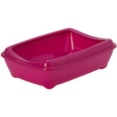 Туалет Moderna Arist-o-Tray Mini для котів з бортиком, 42х31х13 см рожевий (C132328)