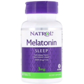 Natrol Melatonin, 3 mg, 60 Tablets (NTL-00510)