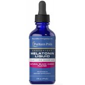 Puritan's Pride Melatonin liquid Natural Black Cherry Flavor 1 mg Мелатонін рідкий зі смаком вишні 59 мл