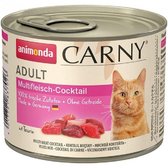 Вологий корм Carny Adult Multi Meat Cocktail для котів мультим'ясний коктейль 200г (4017721837026)