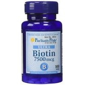 Puritan's Pride Biotin 7500 mcg-100 Tablets (PTP-18556) Біотін