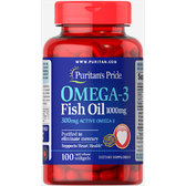 Puritan's Pride Omega-3 Fish Oil 1000 mg 100 caps