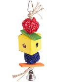Іграшка для папуг Flamingo Papyr Parakeet Toy Cube Small 7.5х5х24 см