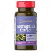 Puritan's Pride Astragalus Extract 250 mg Екстракт Астрагала 100 гелевих капсул