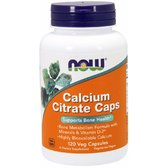 NOW Foods Calcium Citrate plus 120 vcaps Цитрат кальцію