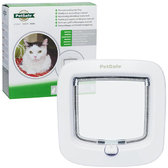 Дверцята PetSafe Staywell Manual-Locking Cat Flap з механічним замком для котів біла