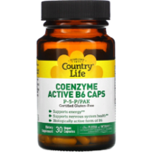 Country Life Coenzyme Active B6 Caps Активний коензим В6 30 веганських капсул