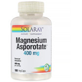 Solaray, Magnesium Asporotate, 400 mg, 180 Veg Capsules (SOR13223)