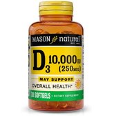 Mason Natural Vitamin D3 10000 МО Вітамін D3 30 гелевих капсул