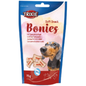 Ласощі Trixie Bonies для собак з яловичиною та індичкою 75 г (4011905314914)