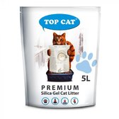 Наповнювач сілікагелевой TopCat Premium для котячого туалету 5 л