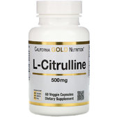 California Gold Nutrition L-Citrulline, 500 mg, 60 Veggie Capsules