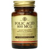 Solgar Folic Acid 800 mcg Vegetable 100 Capsules