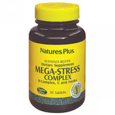 Natures Plus Mega-Stress Complex 30 tabs Супер сильний комплекс від стресу