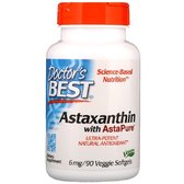 Doctor's Best Astaxanthin With AstaPure, 6 mg, 90 Veggie Softgels (DRB-00367)