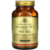 Solgar Vitamin B1 Вітамін B1 тіамін 500 мг 100 таблеток