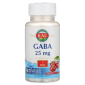 KAL GABA 25mg ГАМК (гамма-аміномасляна кислота) вишня 120 таблеток