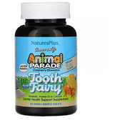 Natures Plus Animal Parade Tooth Fairy 90 chewables Пробиотик для здоров'я зубів і порожнини рота для дітей, ваніль