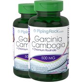 Piping Rock Garcinia Cambogia Plus Chromium Picolinate 120 Capsules