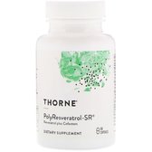 Thorne Research PolyResveratrol-SR 60 Veg Caps Ресвератрол, Птеростільбен, Куркумин