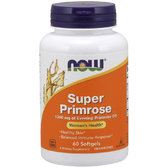 NOW Foods SUPER PRIMROSE 1300 mg 60 SGELS Масло вечірньої примули