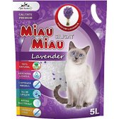 Наповнювач силікагелевий Miau Miau для котячого туалету Лаванда 5 л (5949060205930)