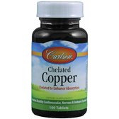 Carlson Labs Chelated Copper 100 Tabs (CAR-05541)