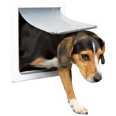 Дверцята для собак Trixie FreeDog S/M дрібних та середніх порід біла 30x36 см 24.8-30.8 см (4011905038780)