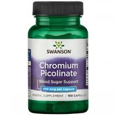 Swanson Chromium picolinate 200 mcg Хром пиколинат 100 капсул