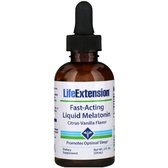 Life Extension Fast-Acting Liquid Melatonin, 2 fl (59 ml) Мелатонін рідкий, швидкодіючий