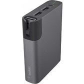 Зовнішній акумулятор Belkin Power Bank 6600mAh 2xUSB3.4A with Lightning and microUSB Gray (F8M992BTGRY)