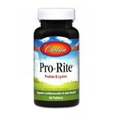 Carlson Labs Pro-Rite, Proline And Lysine, 60 Tablets (CAR-04230)