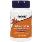 NOW Foods Vitamin A 25,000 IU Softgels 100 caps