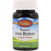 Carlson Labs Women's Iron Restore 28 mg Залізо для жінок 60 капсул