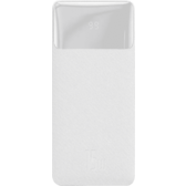 Зовнішній акумулятор Baseus Power Bank 10000mAh Bipow Display 15W White (PPDML-I02)