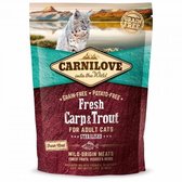 Сухий корм Carnilove Fresh Carp Trout для стерилізованих кішок риба 400 г (8595602527427)