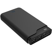 Зовнішній акумулятор Ergo Power Bank USB-C 12000mAh Rubber Black (LI-U6)