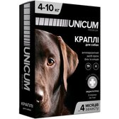 Краплі від бліх та кліщів Unicum Premium для собак 4-10 кг імідаклоприд 10% (UN-007)