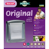 Дверцята PetSafe Staywell Original для котів і собак середніх порід до 18 кг сіра 352х294 мм (40832)
