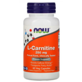 NOW Foods L-Carnitine 250 mg 60 CAPS L-карнітин